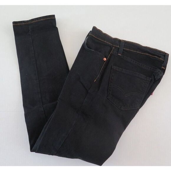 Levi's 511 Men's Sz 29x32 Black Slim Fit Straight Leg Denim Jeans - Picture 5 of 6